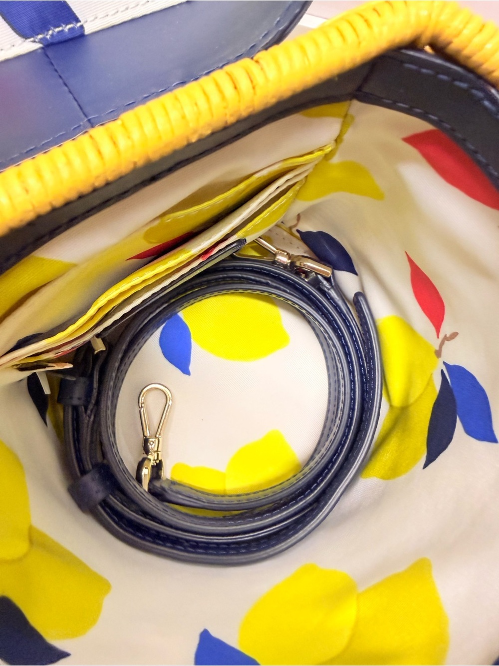 KATE SPADE Rumi Wicker Bucket Bag - Picture 6 of 6